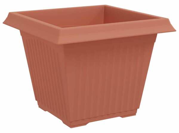 Květináče 6 ks Cihlově červená Plast 3403296