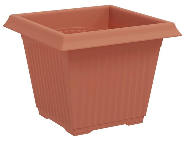 Květináče 6 ks Cihlově červená Plast 3403294