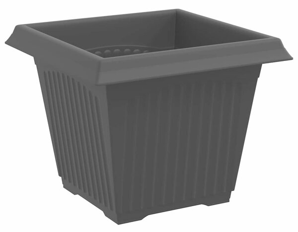 Květináče 24 ks Černá Plast 3403312