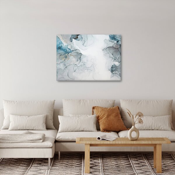 Obraz - Modrý mramor (70x50 cm)