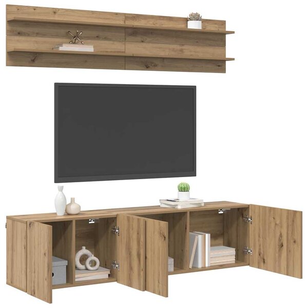 TV jednotky 6 ks dub artisan Kompozitní dřevo 3403569