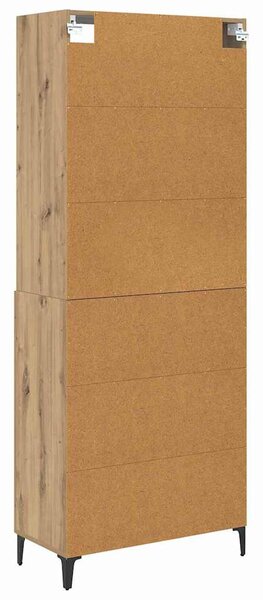Vysoký bufet 2 ks dub artisan 69,5 x 34 x 180 cm 3403590
