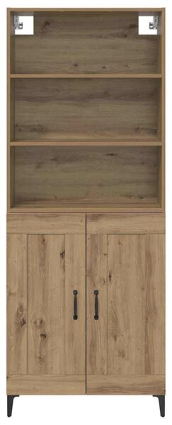 Vysoký bufet 2 ks dub artisan 69,5 x 34 x 180 cm 3403590