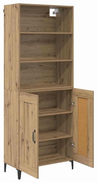 Vysoký bufet 2 ks dub artisan 69,5 x 34 x 180 cm 3403590