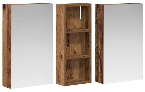 Sada koupelnových skříněk 3 ks 80 x 10,5 x 50 cm 3403654
