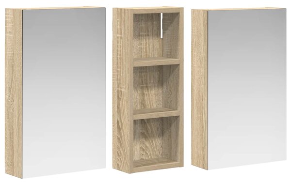 Sada koupelnových skříněk 3 ks 80 x 10,5 x 50 cm 3403650
