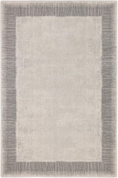Kusový vlněný koberec Agnella Isfahan M Grover Popel šedý Rozměr: 80x120 cm
