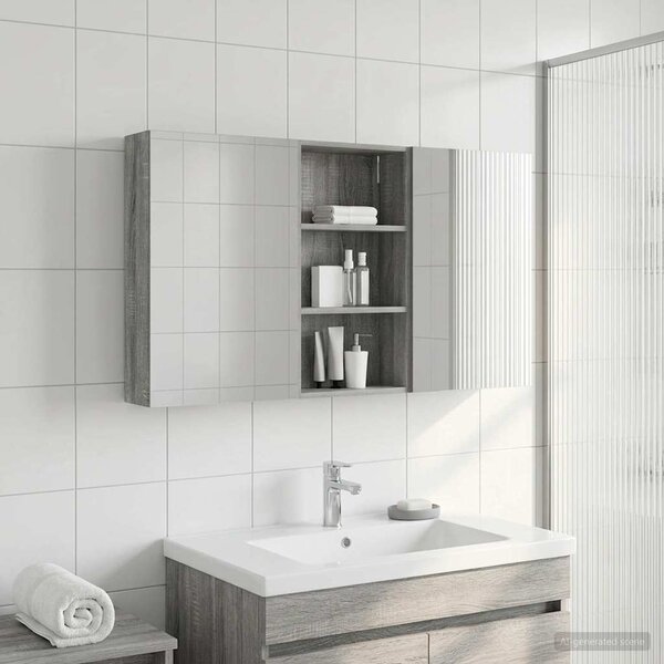 Sada koupelnových skříněk 3 ks 140 x 14,5 x 70 cm 3403781