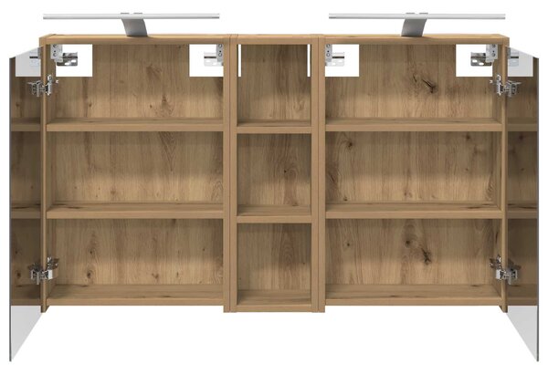 Sada koupelnových skříněk 3 ks 106 x 16 x 62,5 cm 3403807