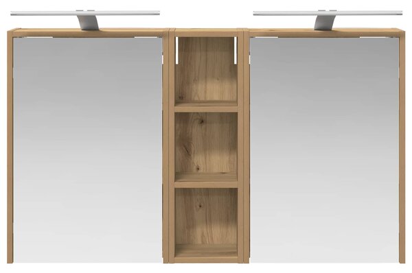 Sada koupelnových skříněk 3 ks 106 x 16 x 62,5 cm 3403807