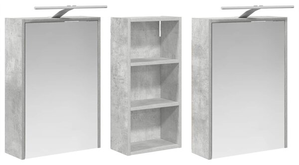 Sada koupelnových skříněk 3 ks 116 x 16 x 62,5 cm 3403819