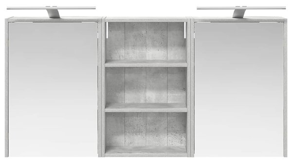 Sada koupelnových skříněk 3 ks 126 x 16 x 62,5 cm 3403835