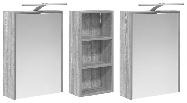 Sada koupelnových skříněk 3 ks 116 x 16 x 62,5 cm 3403821