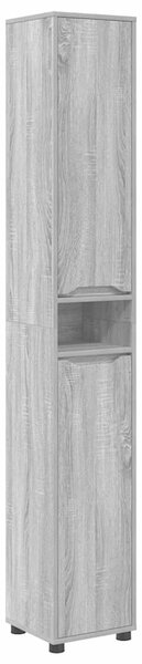 Sada koupelnového nábytku 4 ks Šedá Sonoma 30,5 x 30 x 195 cm 3403846