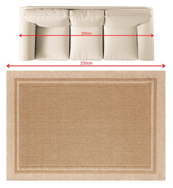 Koberec Sienna camel 160x230 cm