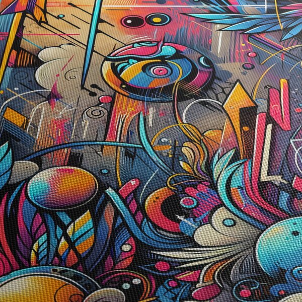 Obraz - Pestrobarevné graffiti (70x50 cm)