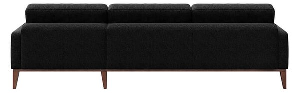 Rohová pohovka musso tufted 248 cm antracit pravá