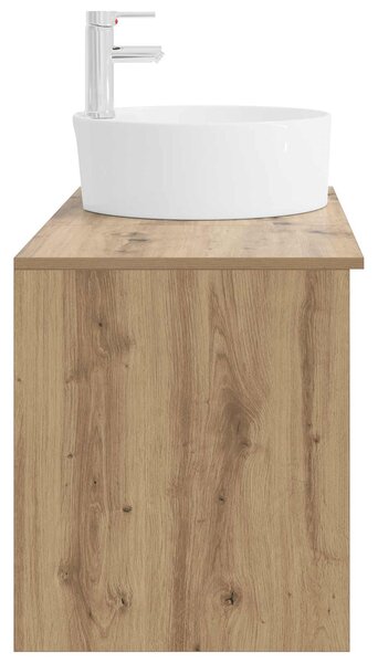 Sada koupelnového nábytku 2 ks Dub artisan Kompozitní dřevo 3403911