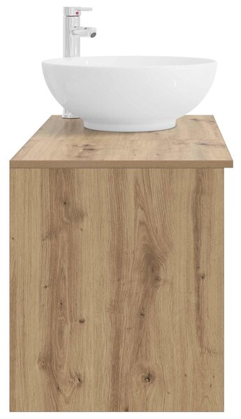 Sada koupelnového nábytku 2 ks Dub artisan Kompozitní dřevo 3403919