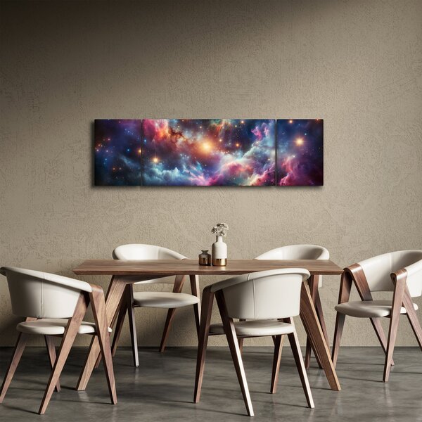 Obraz - Temný vesmír (170x50 cm)