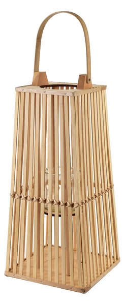 Mondex Proutěná lucerna LUCIE Natural 23x48 cm hnědá