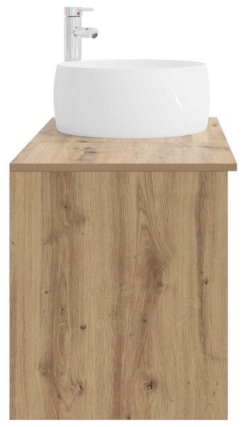 Sada koupelnového nábytku 2 ks Dub artisan Kompozitní dřevo 3403927