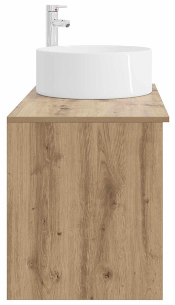 Sada koupelnového nábytku 2 ks Dub artisan Kompozitní dřevo 3403935