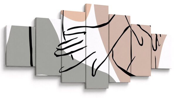Obraz - Woman body line art N⁰2 (210x100 cm)