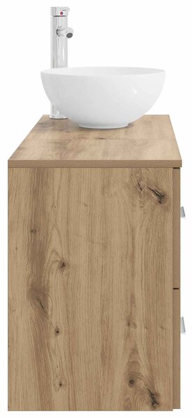 Sada koupelnového nábytku 2 ks Dub artisan Kompozitní dřevo 3403959