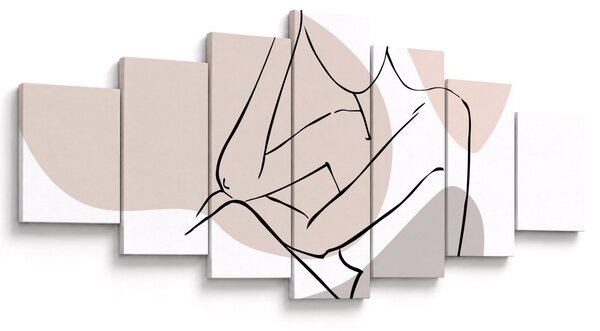 Obraz - Woman body line art N⁰1 (210x100 cm)
