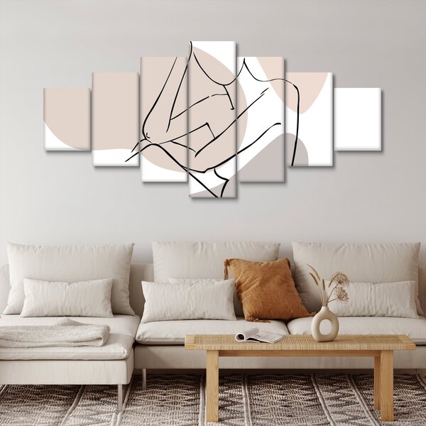 Obraz - Woman body line art N⁰1 (210x100 cm)