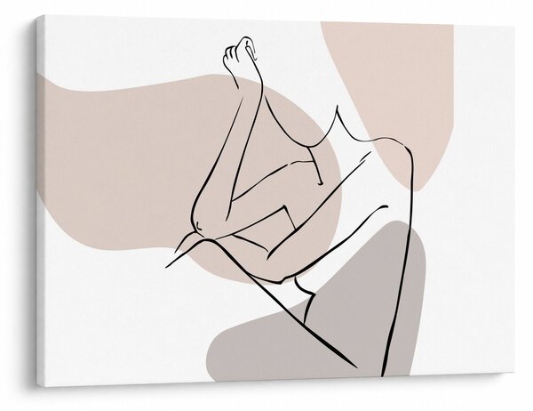 Obraz - Woman body line art N⁰1 (70x50 cm)