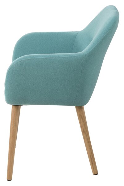 Designová židle Nashira azúrová