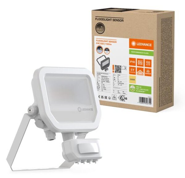 LEDVANCE LED reflektor FL 10 SN P 8W 1K2LM 830 PS SY100 WT 4099854306709