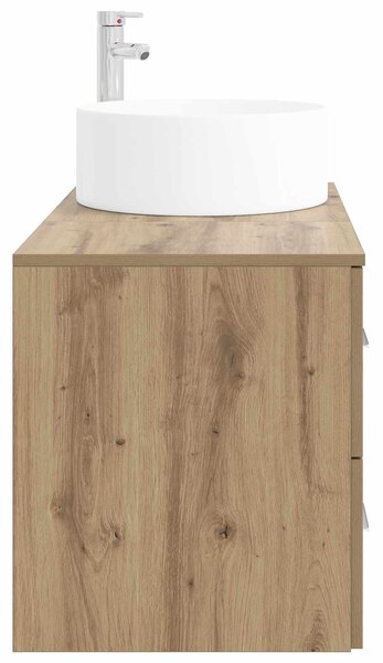 Sada koupelnového nábytku 2 ks Dub artisan Kompozitní dřevo 3404015