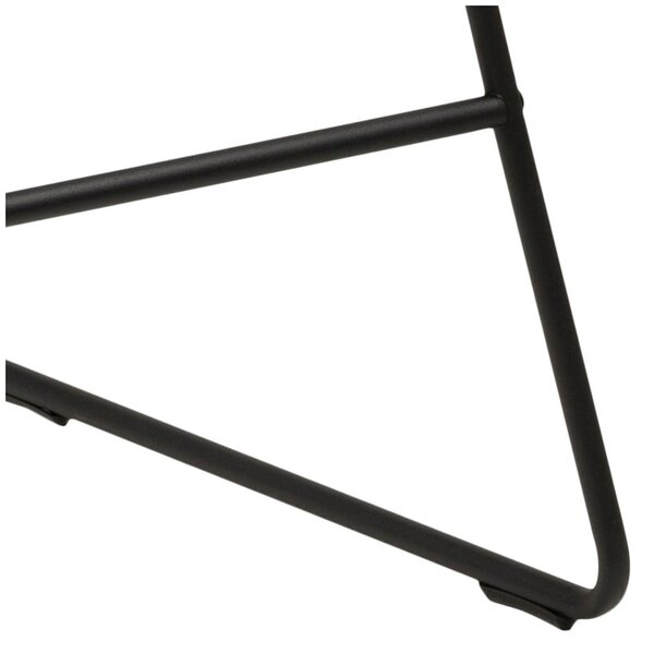 Černá barová židle (výška sedáku 76 cm) Tina – Actona