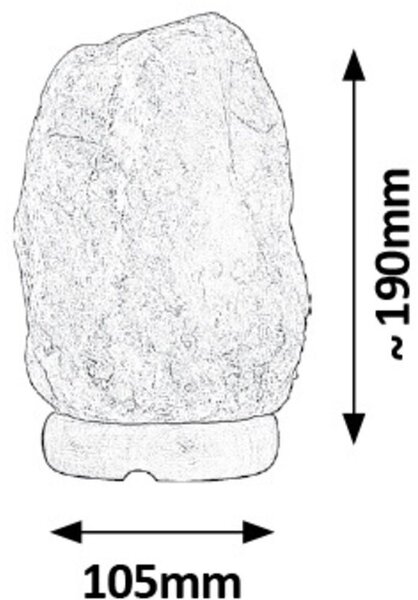 Rabalux Rock stolní lampa 1x15 W oranžová 4120