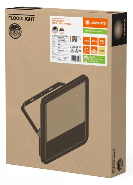 LEDVANCE LED reflektor FL 150 P 100W 15KLM 830 PS SY100 WT 4099854306266