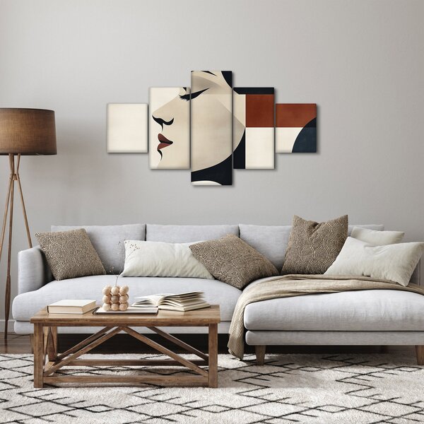 Obraz - Žena z profilu (125x70 cm)