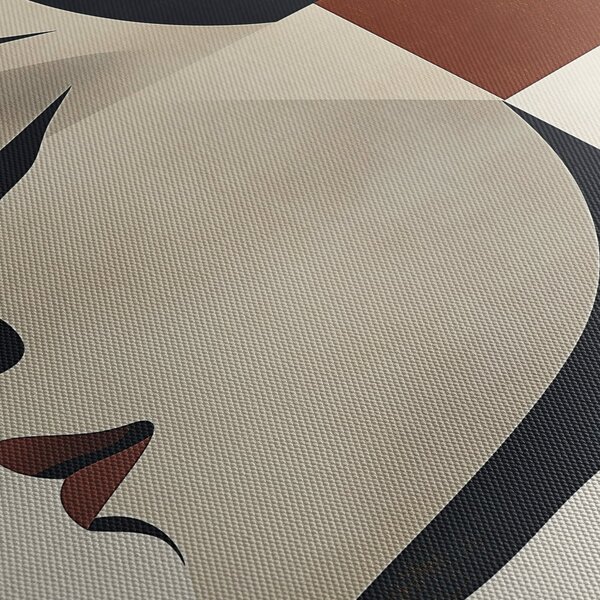 Obraz - Žena z profilu (170x50 cm)