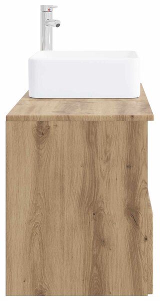 Sada koupelnového nábytku 2 ks Dub artisan Kompozitní dřevo 3404073