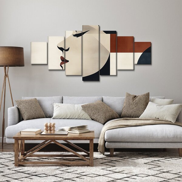 Obraz - Žena z profilu (210x100 cm)