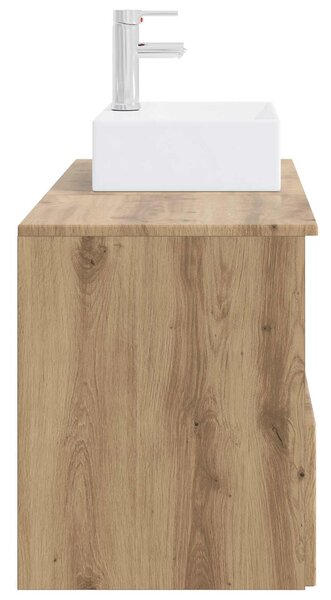 Sada koupelnového nábytku 2 ks Dub artisan Kompozitní dřevo 3404063