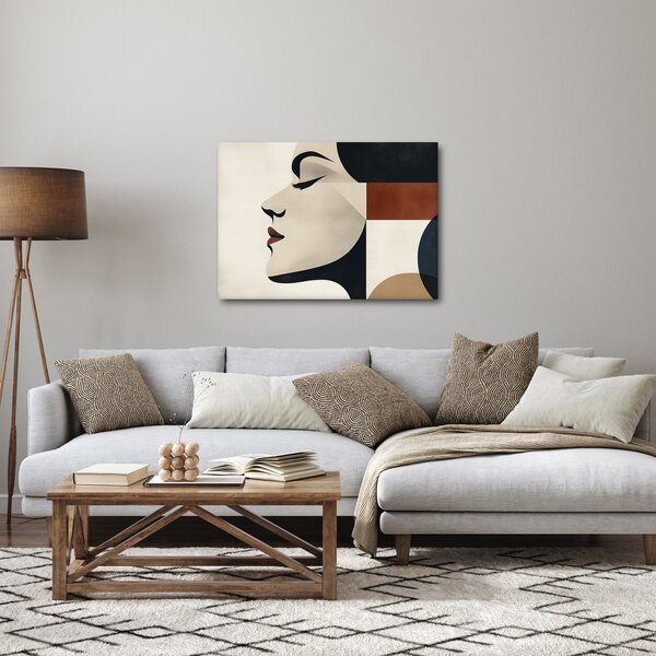Obraz - Žena z profilu (70x50 cm)