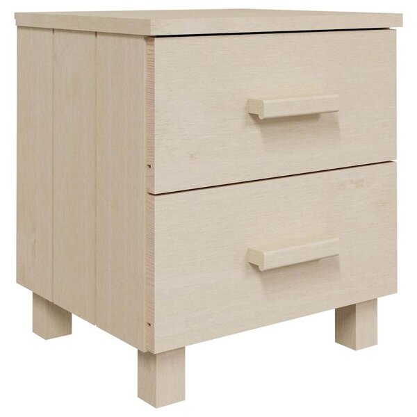 Noční stolky HAMAR 2ks medově hnědé 40x35x44,5 cm masivní dřevo 340408