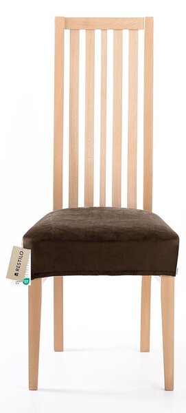 Restilo Napínací potah na židli SENTO I 1 ks tmavě hnědý
