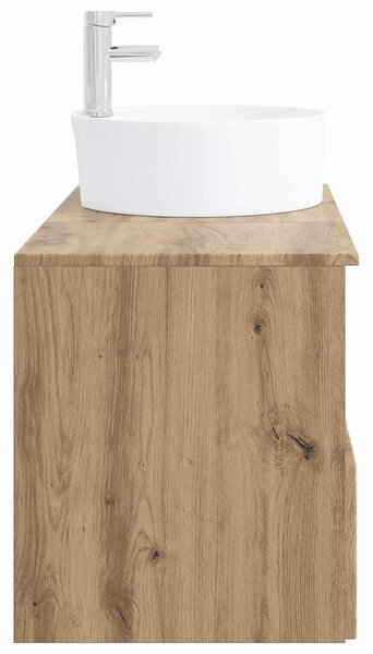 Sada koupelnového nábytku 2 ks Dub artisan Kompozitní dřevo 3404083