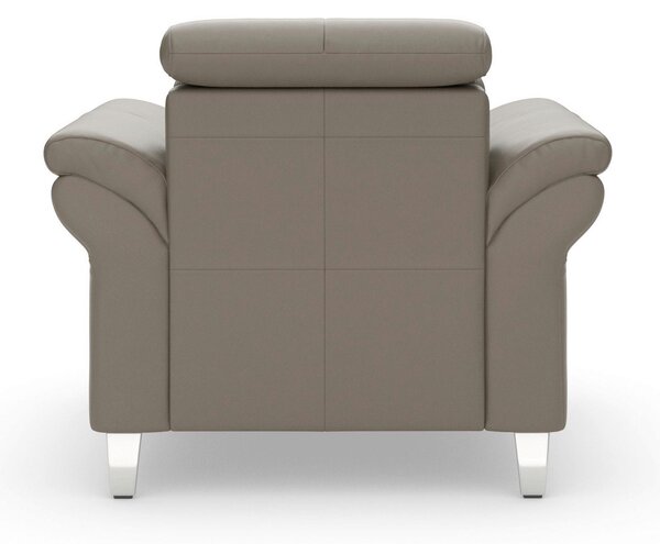 KŘESLO, kůže, šedá Sit & More - Online Only křesla & taburety, Online Only