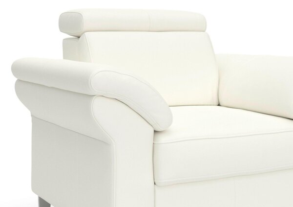 KŘESLO, kůže, bílá Sit & More - Online Only křesla & taburety, Online Only