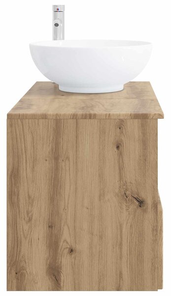 Sada koupelnového nábytku 2 ks Dub artisan Kompozitní dřevo 3404093